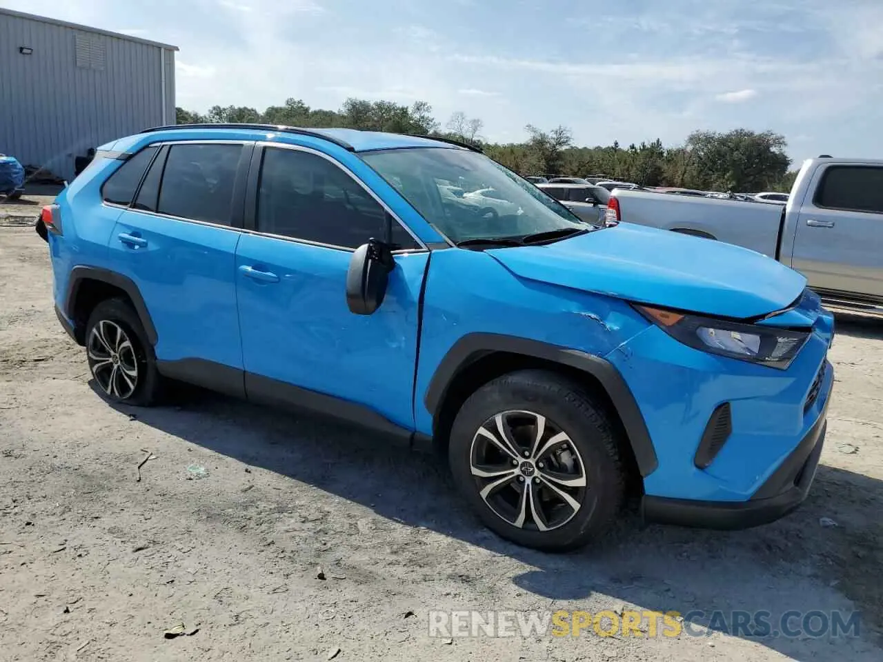 4 fotografías del automóvil dañado 2T3H1RFV5MW143440 TOYOTA RAV4 2021
