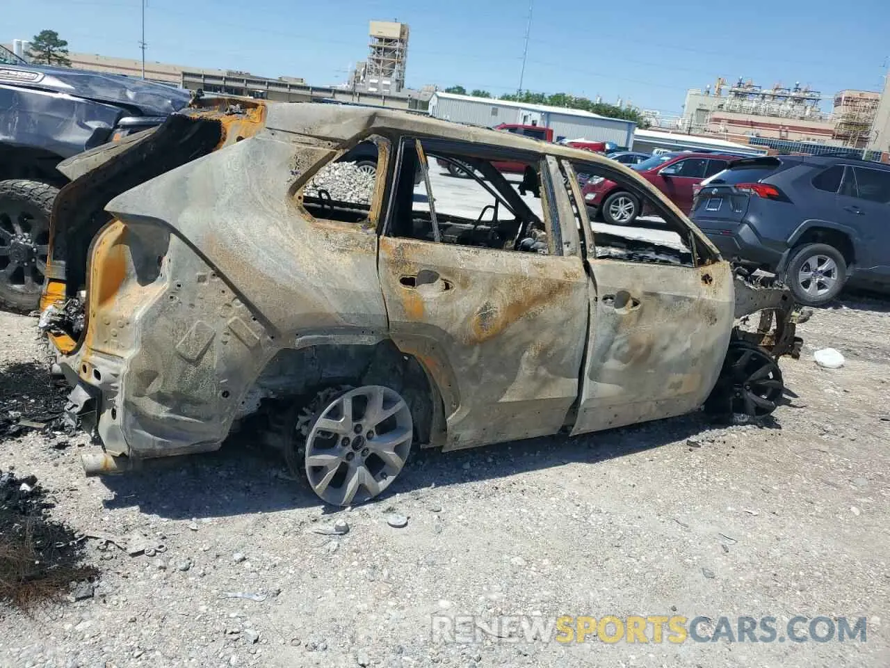 3 fotografías del automóvil dañado 2T3H1RFV6MW142099 TOYOTA RAV4 2021