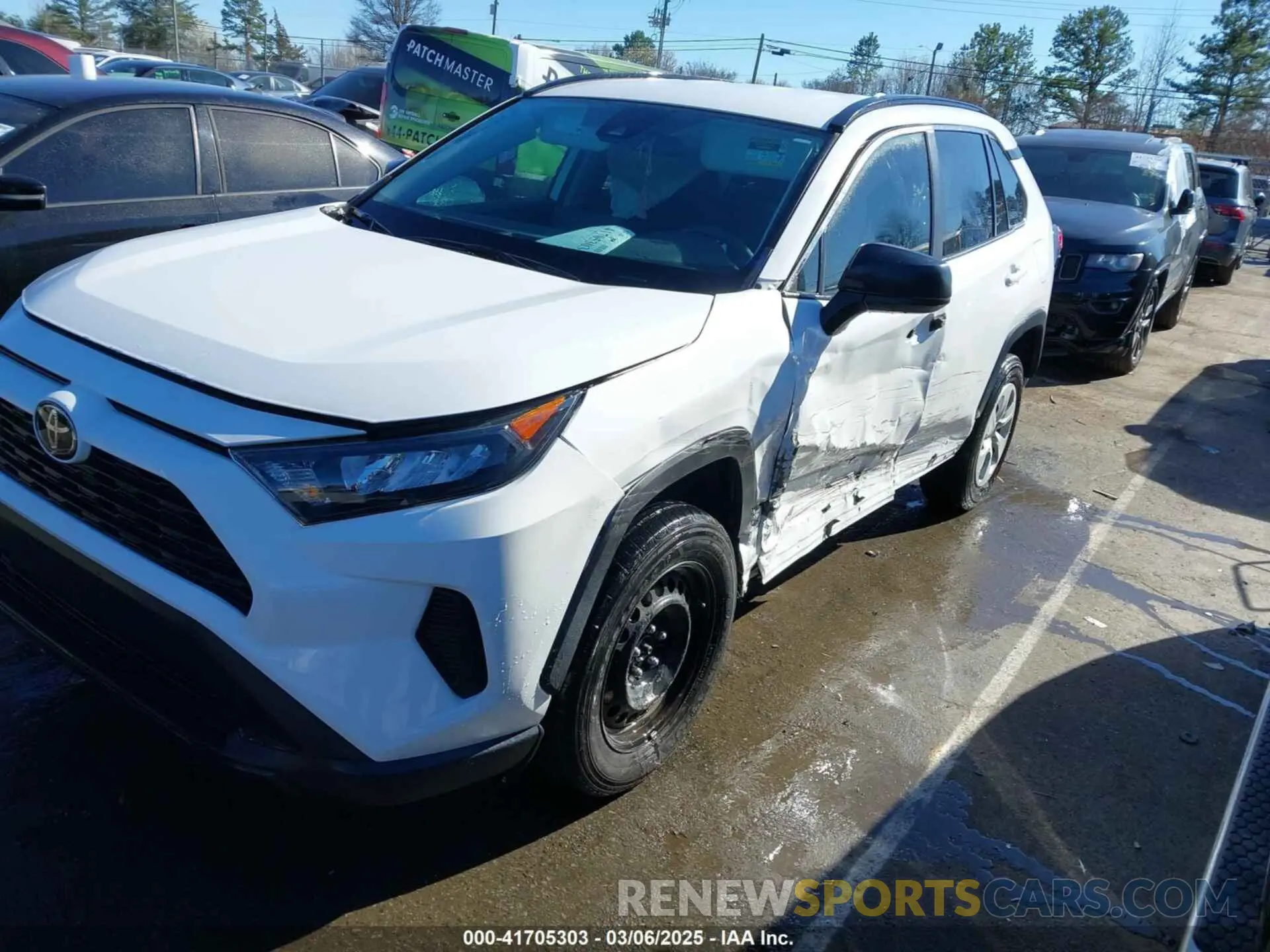 2 fotografías del automóvil dañado 2T3H1RFV7MC121831 TOYOTA RAV4 2021