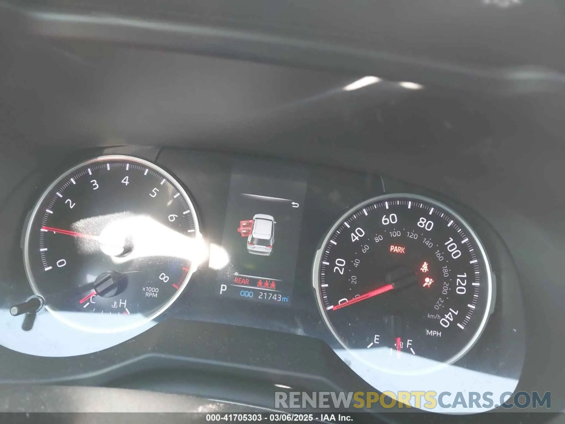 7 fotografías del automóvil dañado 2T3H1RFV7MC121831 TOYOTA RAV4 2021