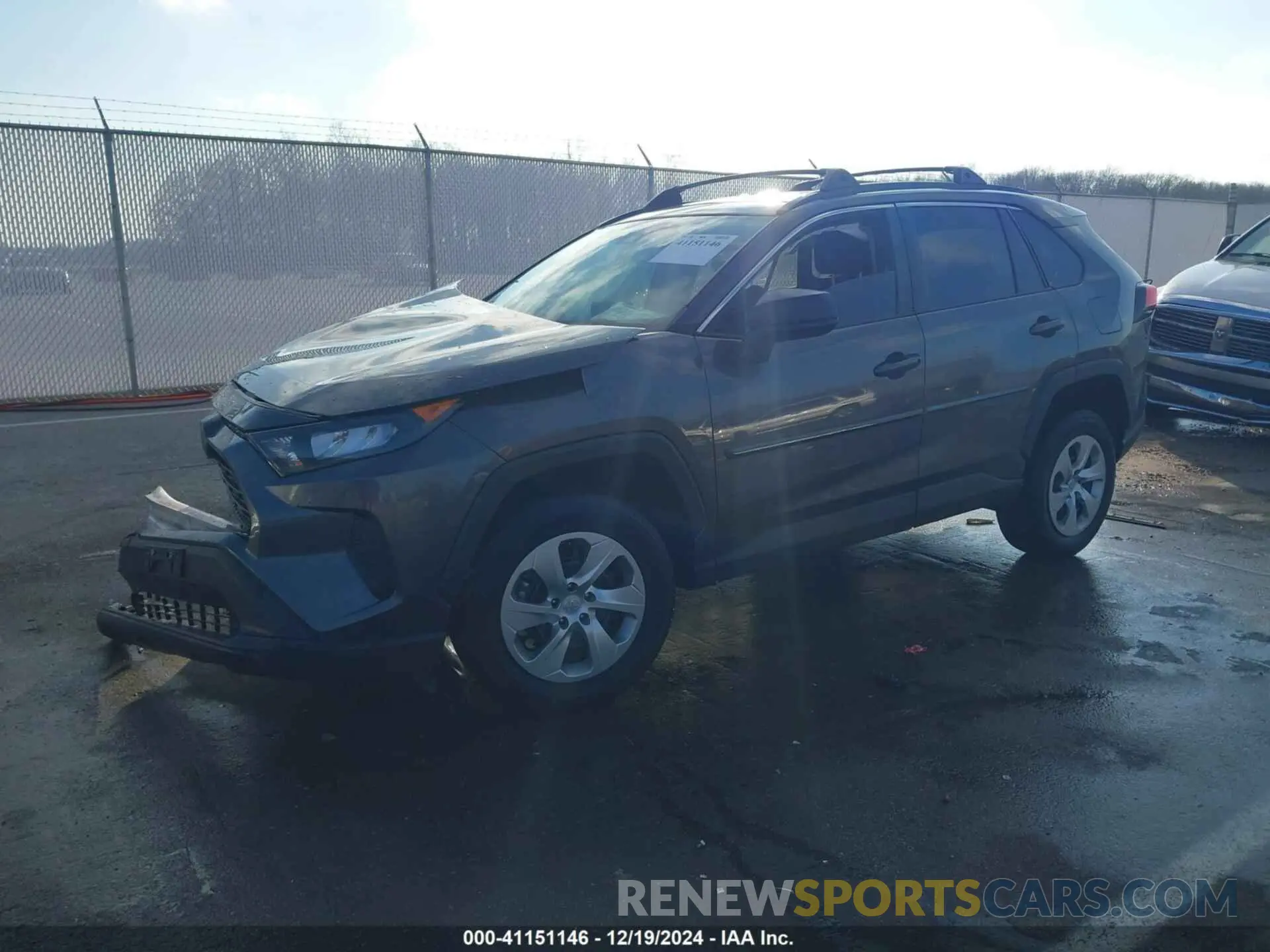 2 fotografías del automóvil dañado 2T3H1RFV7MC125975 TOYOTA RAV4 2021