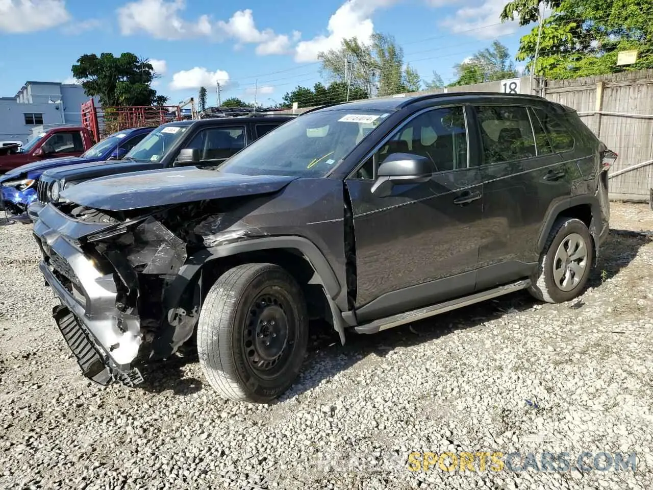 1 fotografías del automóvil dañado 2T3H1RFV7MC157549 TOYOTA RAV4 2021