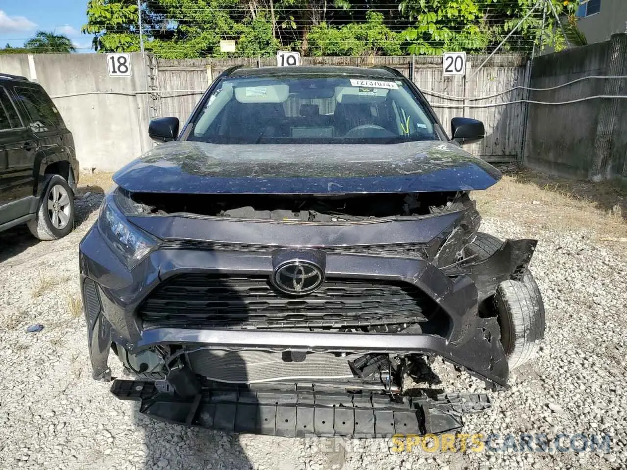 5 fotografías del automóvil dañado 2T3H1RFV7MC157549 TOYOTA RAV4 2021