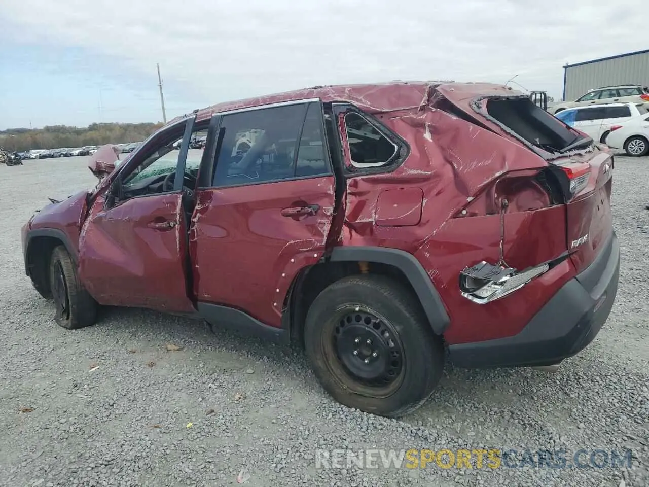 2 fotografías del automóvil dañado 2T3H1RFV7MW109046 TOYOTA RAV4 2021