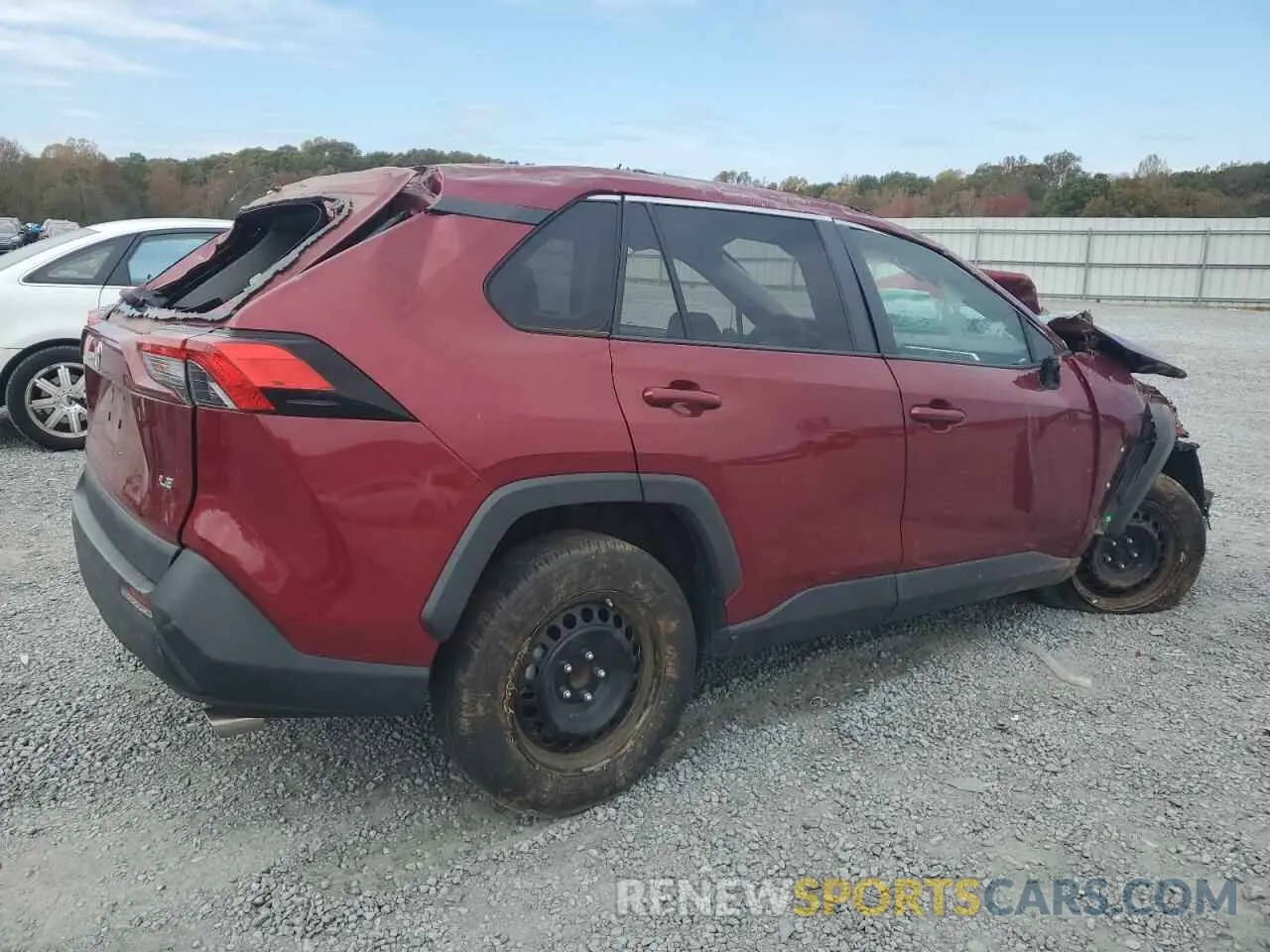 3 fotografías del automóvil dañado 2T3H1RFV7MW109046 TOYOTA RAV4 2021