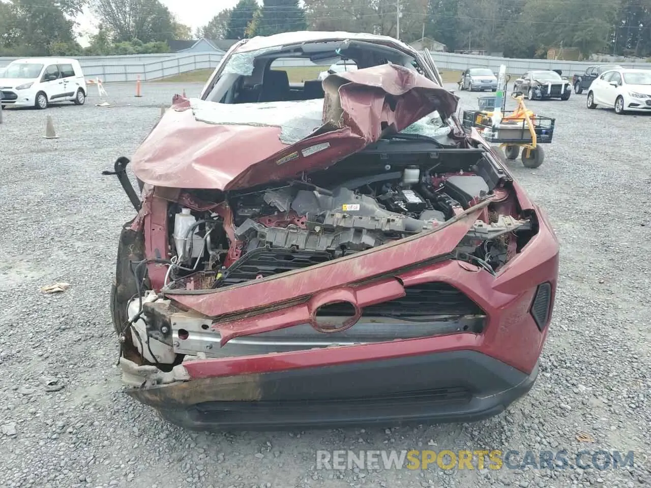 5 fotografías del automóvil dañado 2T3H1RFV7MW109046 TOYOTA RAV4 2021
