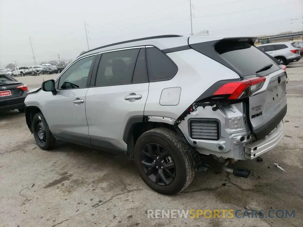 2 fotografías del automóvil dañado 2T3H1RFV7MW178304 TOYOTA RAV4 2021
