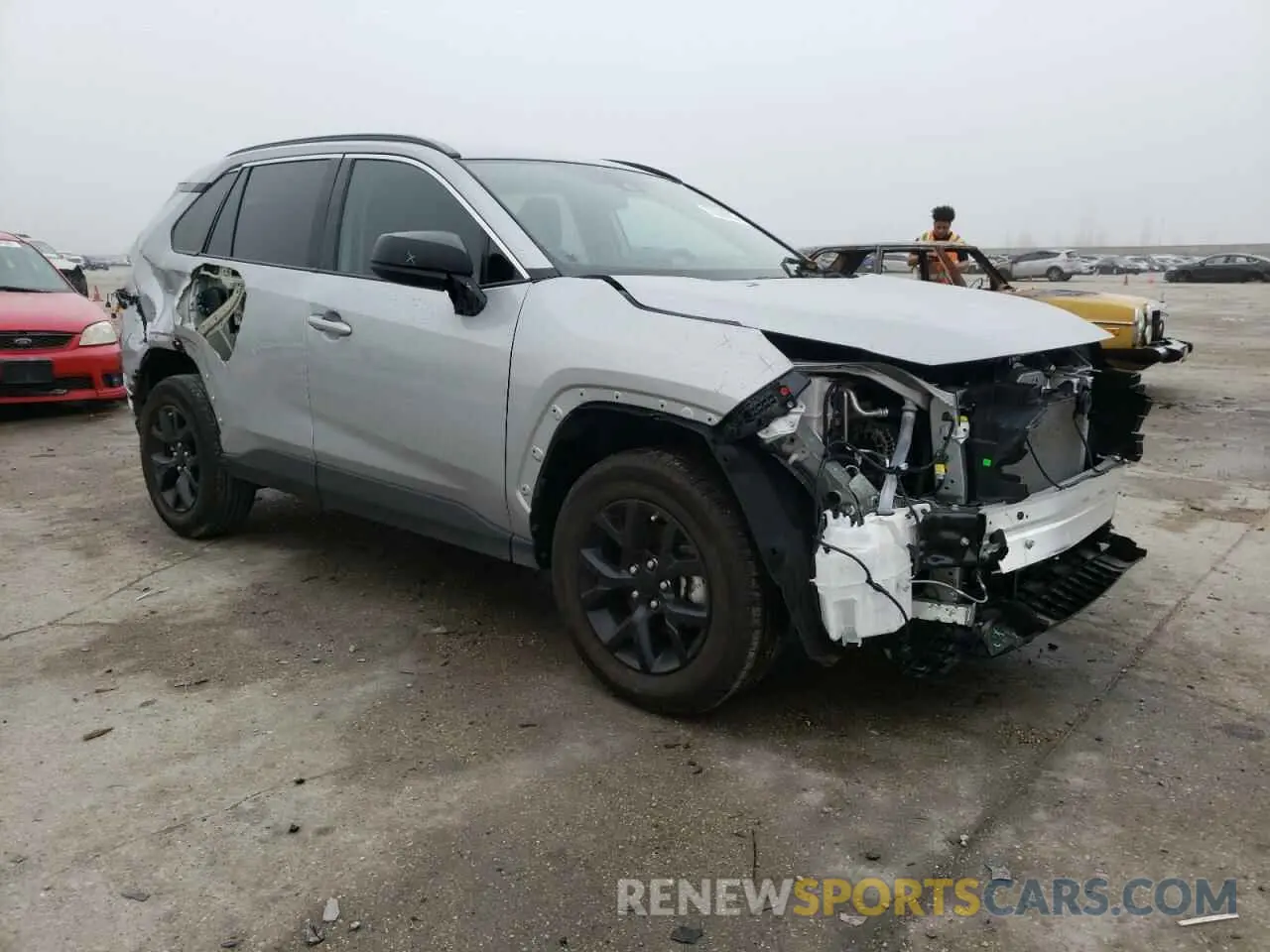 4 fotografías del automóvil dañado 2T3H1RFV7MW178304 TOYOTA RAV4 2021