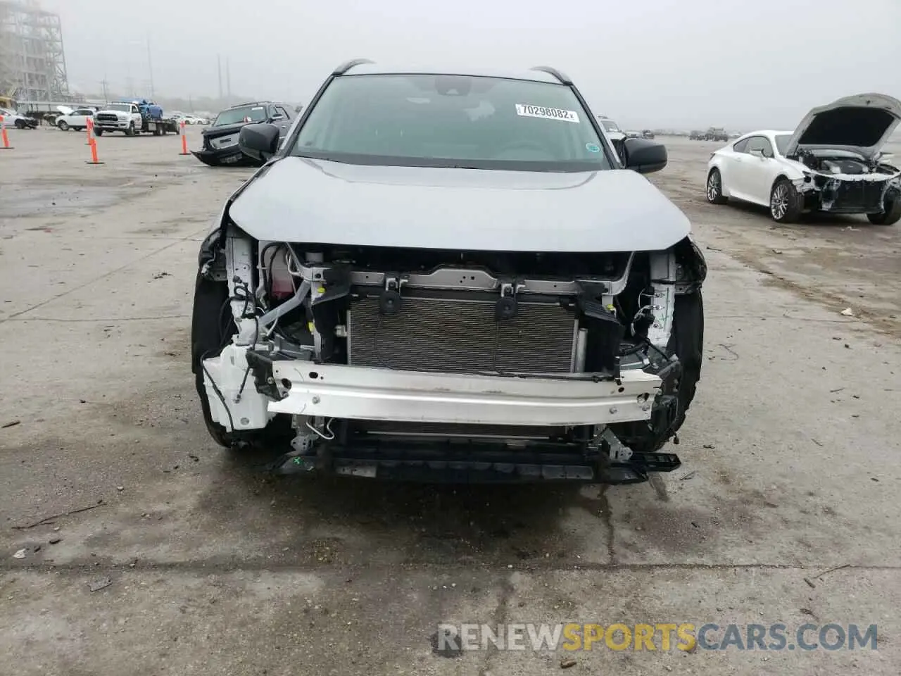 5 fotografías del automóvil dañado 2T3H1RFV7MW178304 TOYOTA RAV4 2021