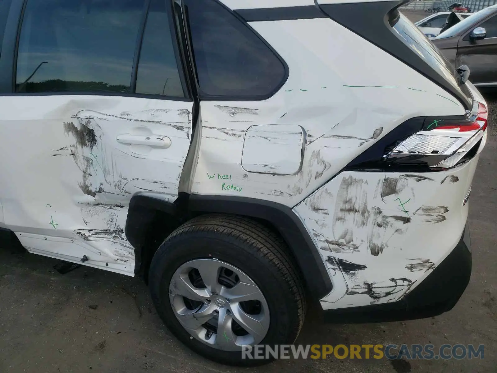 9 fotografías del automóvil dañado 2T3H1RFV8MC097393 TOYOTA RAV4 2021