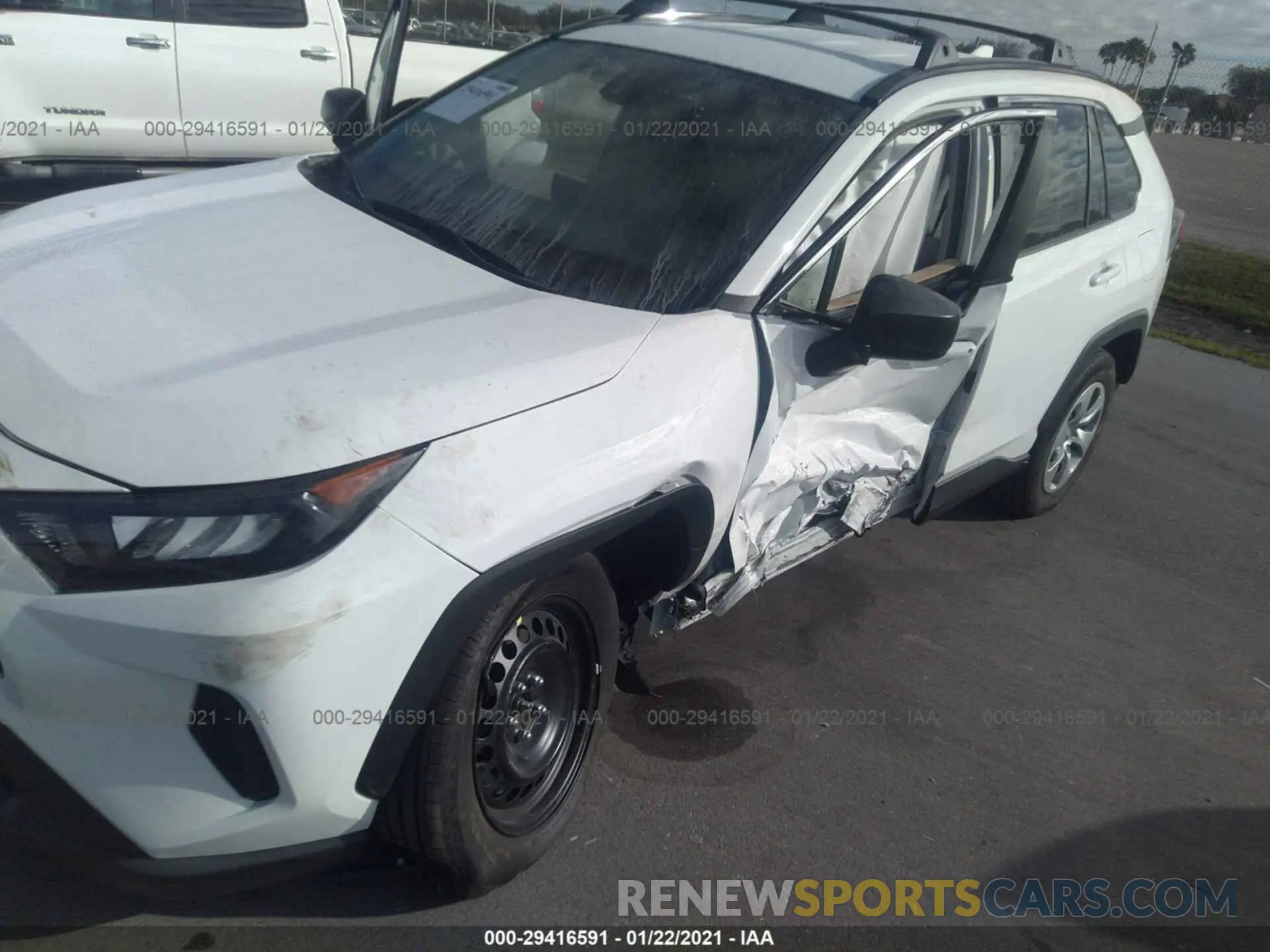 6 fotografías del automóvil dañado 2T3H1RFV8MW120041 TOYOTA RAV4 2021