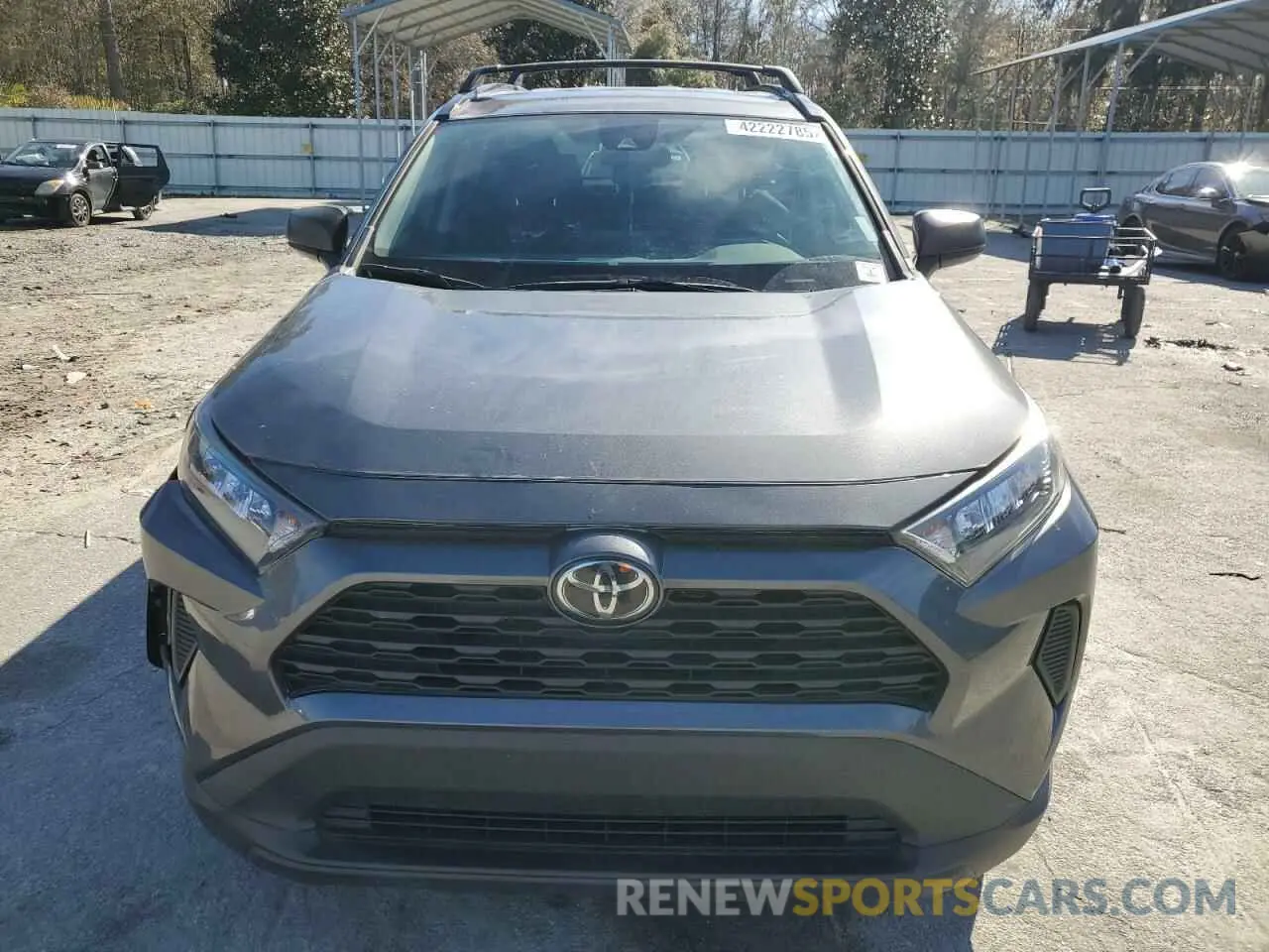 5 fotografías del automóvil dañado 2T3H1RFV9MC095586 TOYOTA RAV4 2021