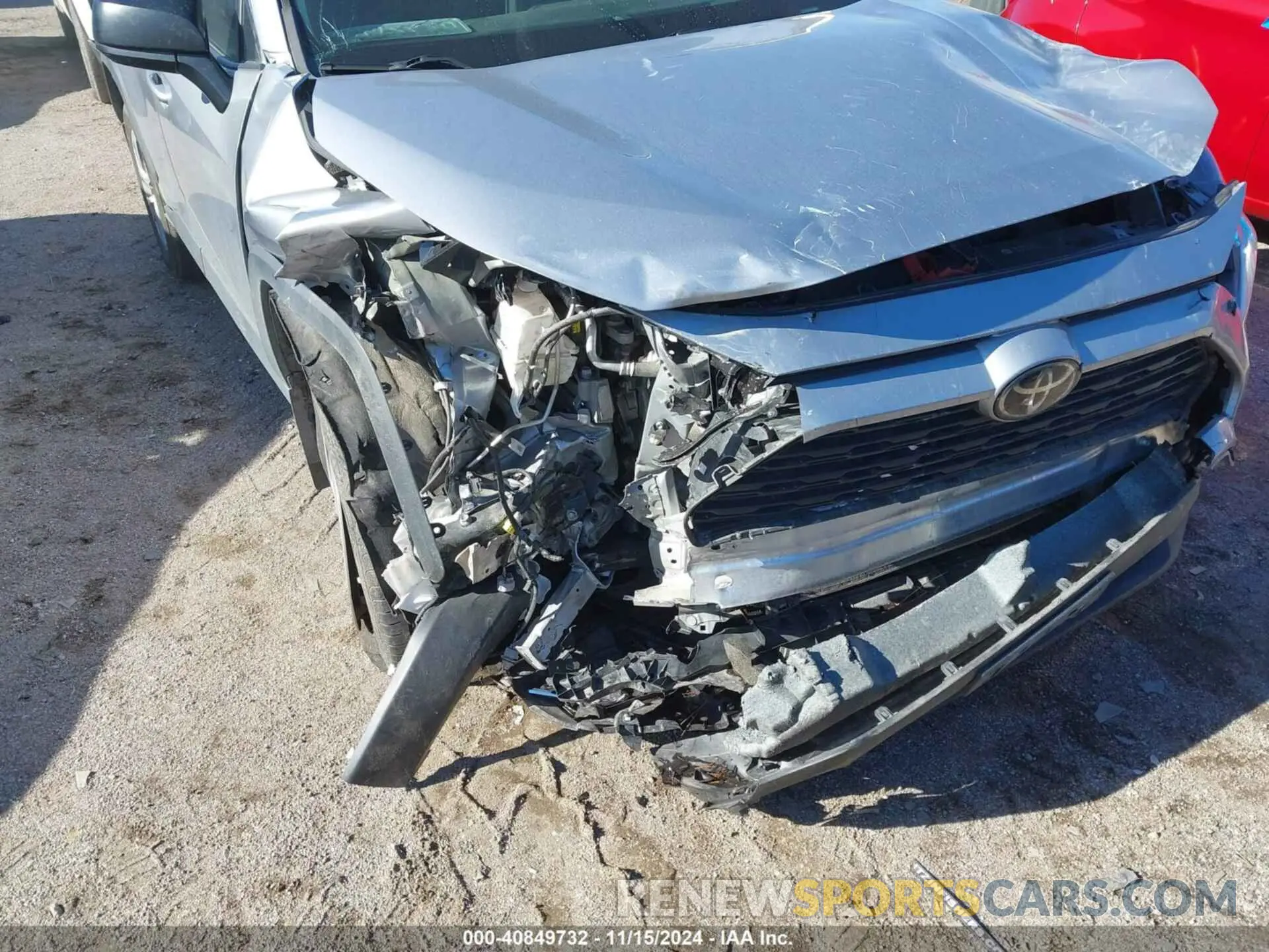 6 fotografías del automóvil dañado 2T3H1RFV9MC136363 TOYOTA RAV4 2021