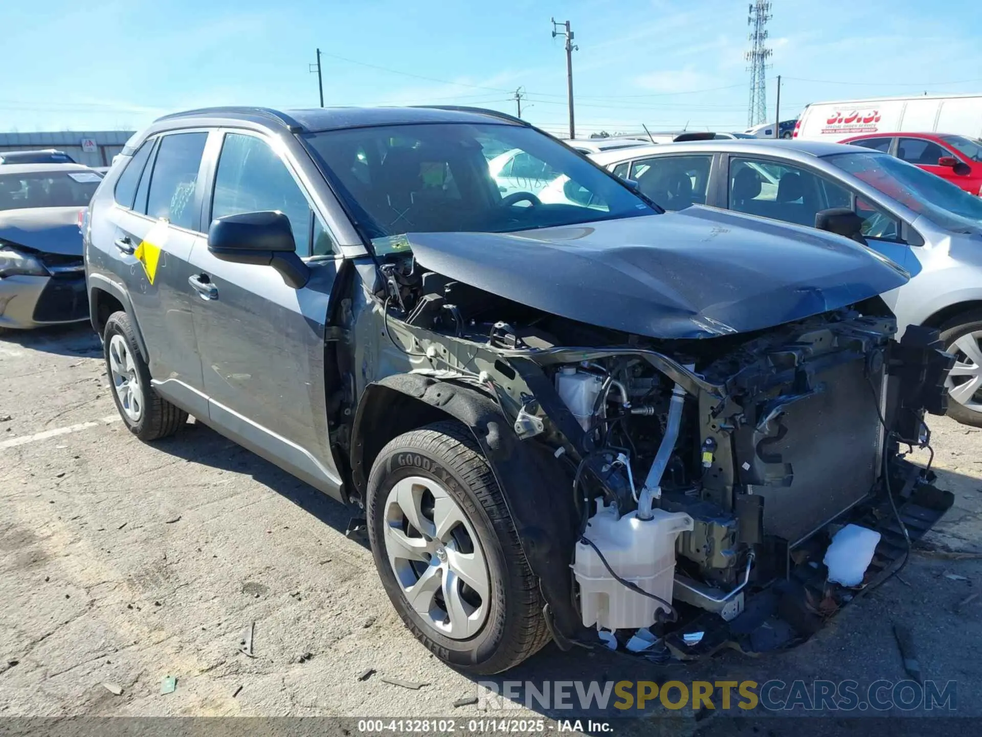 1 fotografías del automóvil dañado 2T3H1RFV9MC141966 TOYOTA RAV4 2021