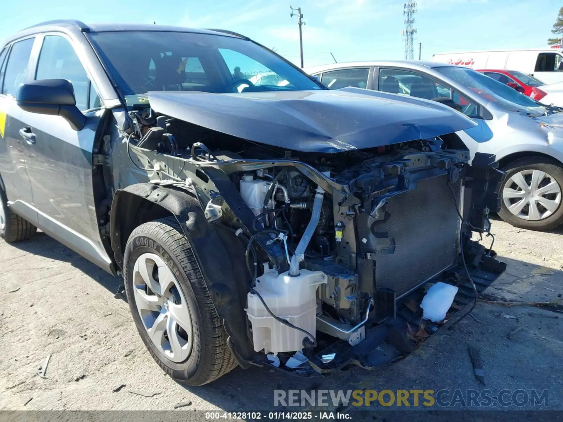 17 fotografías del automóvil dañado 2T3H1RFV9MC141966 TOYOTA RAV4 2021