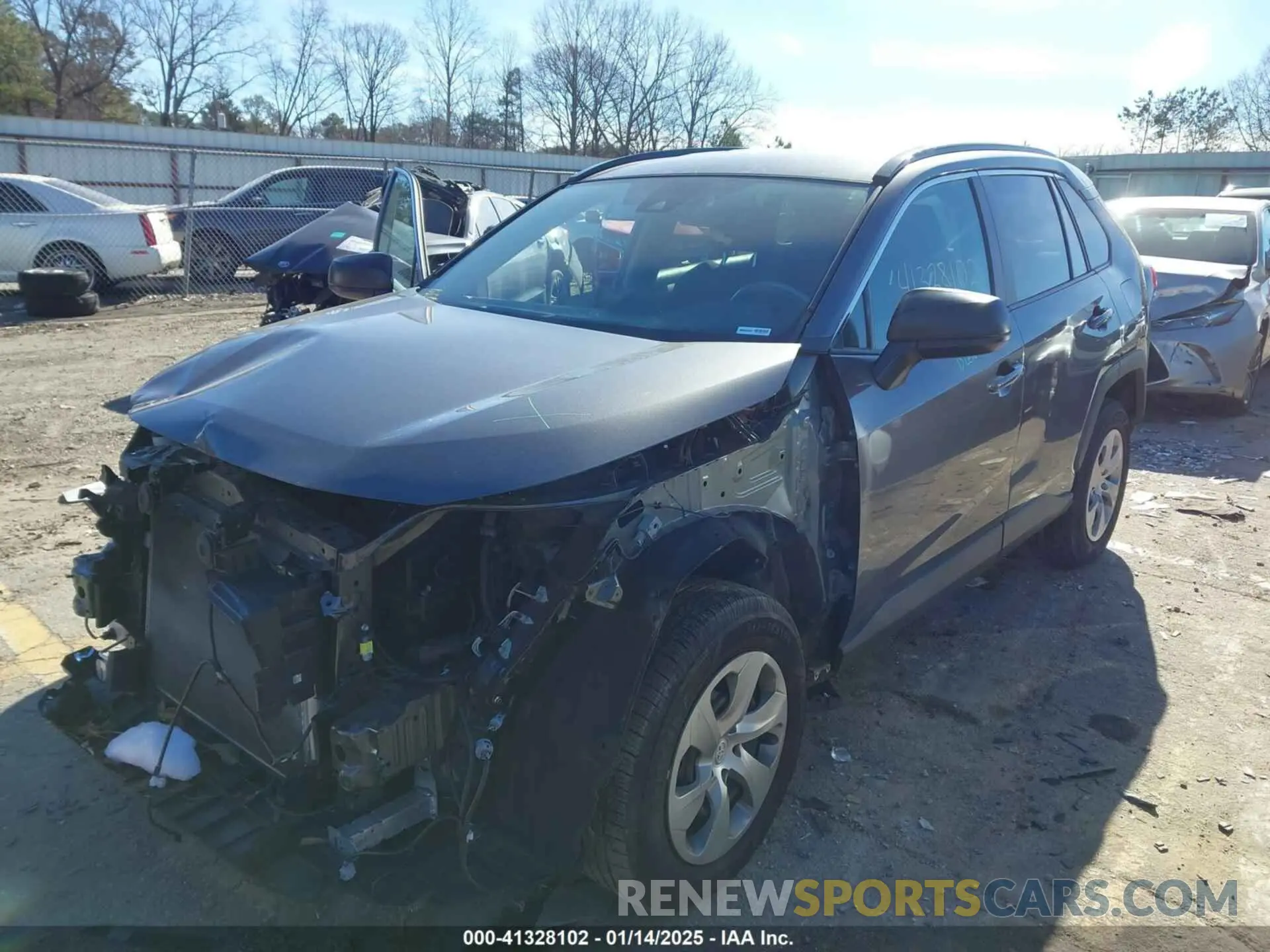 2 fotografías del automóvil dañado 2T3H1RFV9MC141966 TOYOTA RAV4 2021
