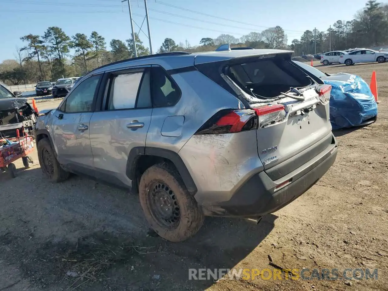2 fotografías del automóvil dañado 2T3H1RFV9MC149873 TOYOTA RAV4 2021