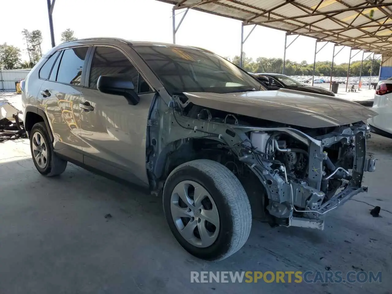 4 fotografías del automóvil dañado 2T3H1RFV9MC160209 TOYOTA RAV4 2021