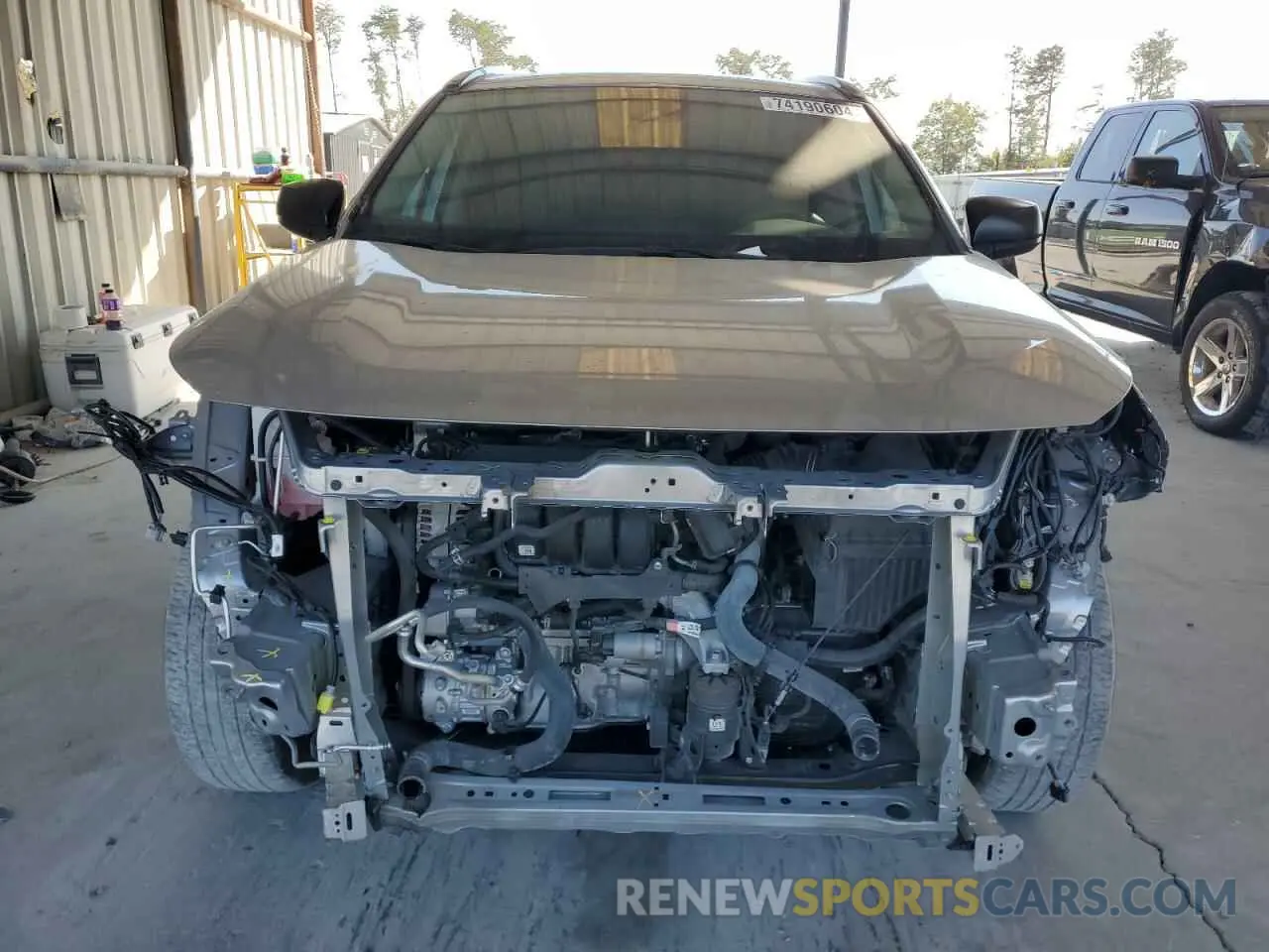 5 fotografías del automóvil dañado 2T3H1RFV9MC160209 TOYOTA RAV4 2021