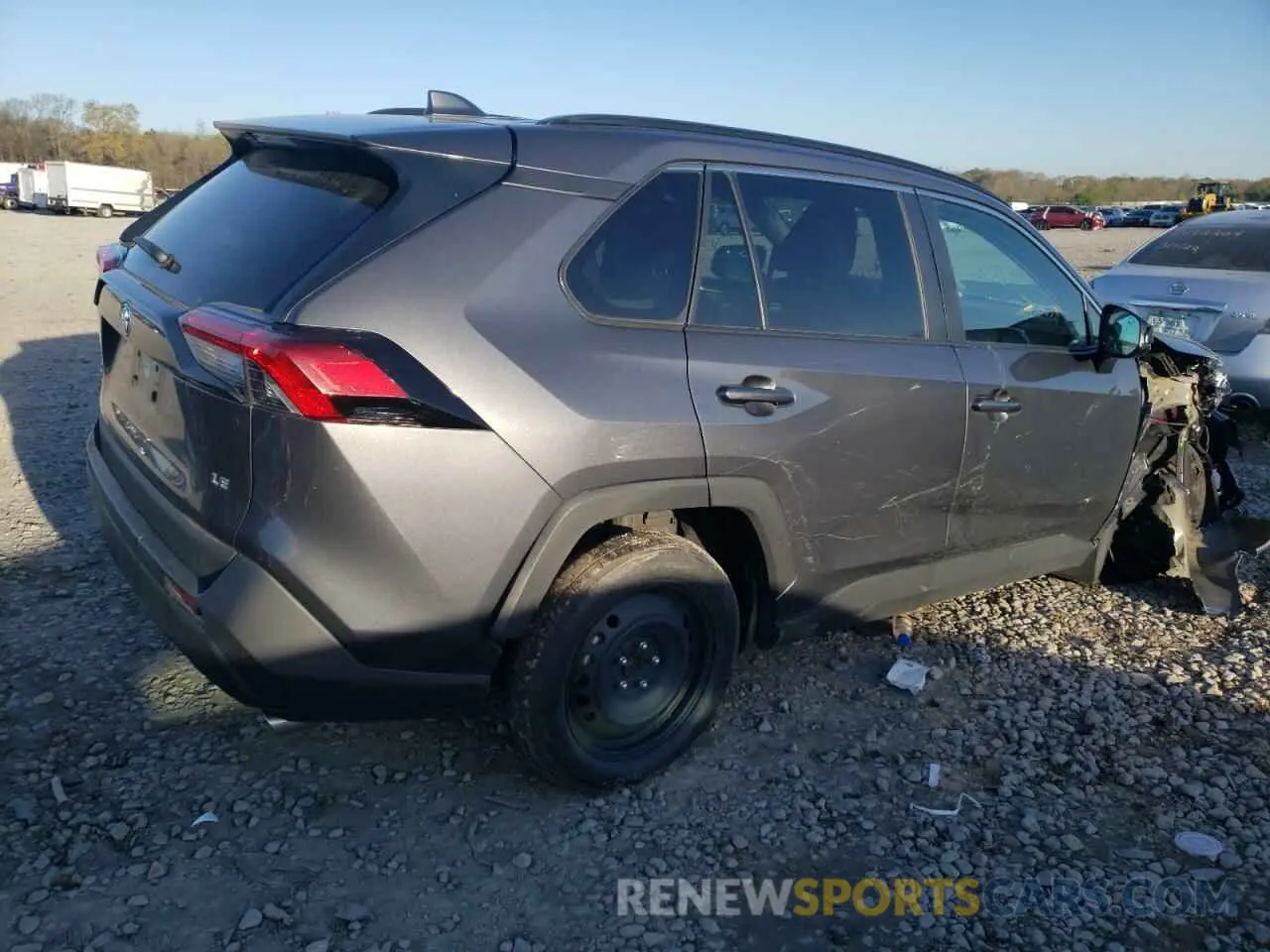 4 fotografías del automóvil dañado 2T3H1RFV9MW120811 TOYOTA RAV4 2021