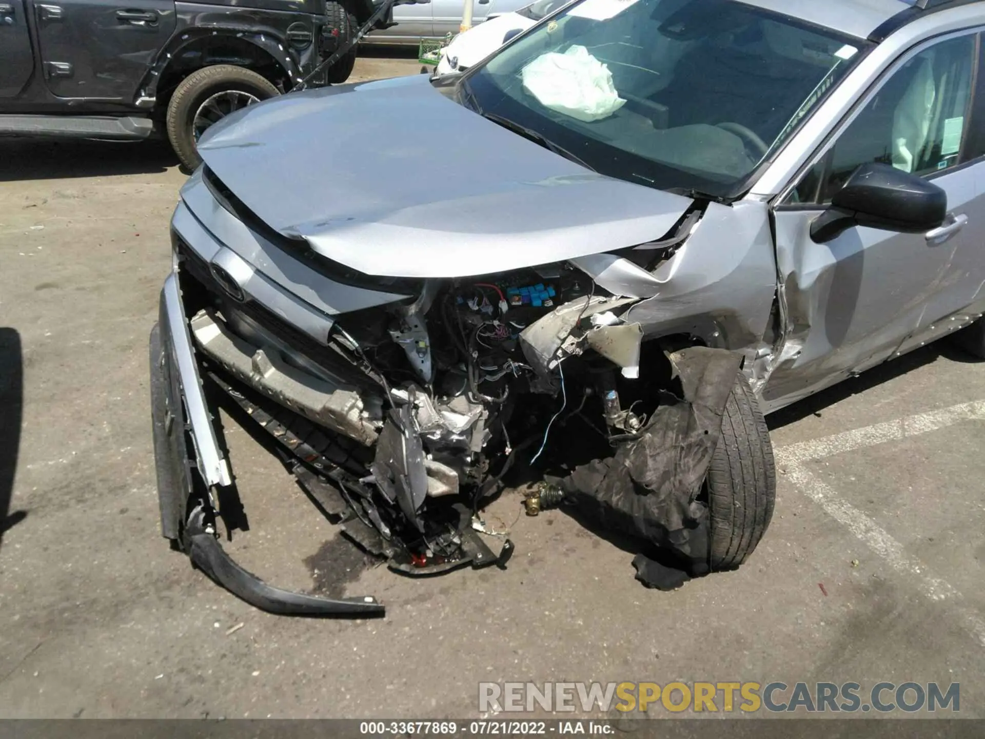 6 fotografías del automóvil dañado 2T3H1RFVXMC090400 TOYOTA RAV4 2021