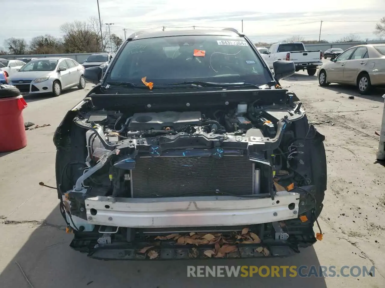 5 fotografías del automóvil dañado 2T3H1RFVXMC098593 TOYOTA RAV4 2021