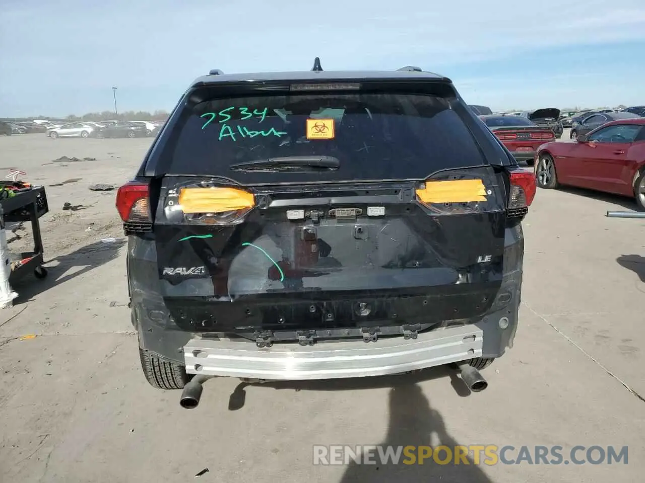 6 fotografías del automóvil dañado 2T3H1RFVXMC098593 TOYOTA RAV4 2021