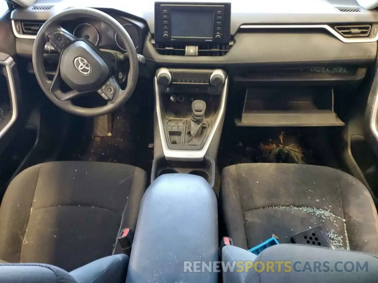 8 fotografías del automóvil dañado 2T3H1RFVXMC100049 TOYOTA RAV4 2021