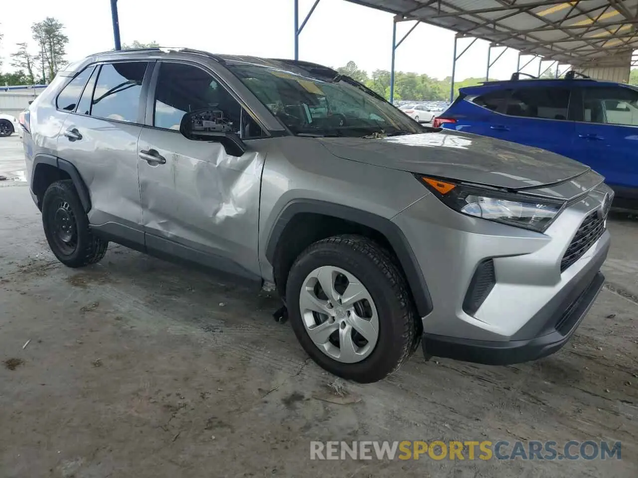 4 fotografías del automóvil dañado 2T3H1RFVXMC118387 TOYOTA RAV4 2021