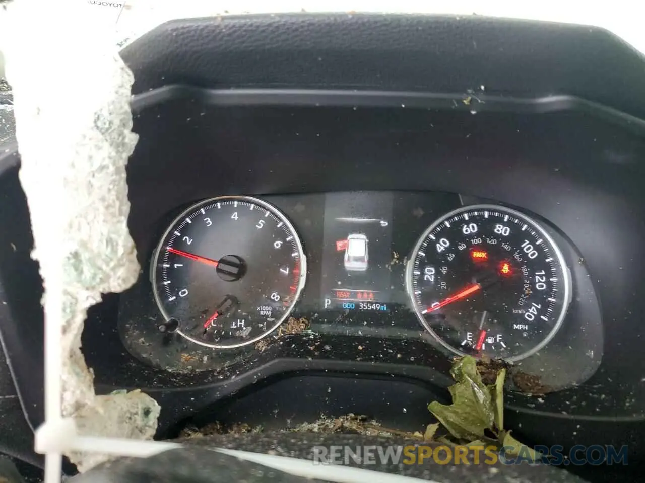 9 fotografías del automóvil dañado 2T3H1RFVXMC118387 TOYOTA RAV4 2021