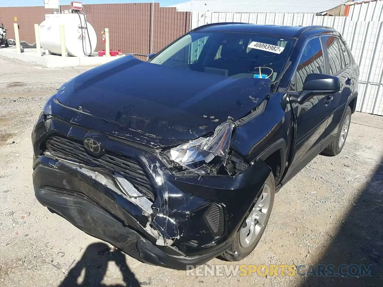 2 fotografías del automóvil dañado 2T3H1RFVXMC134945 TOYOTA RAV4 2021