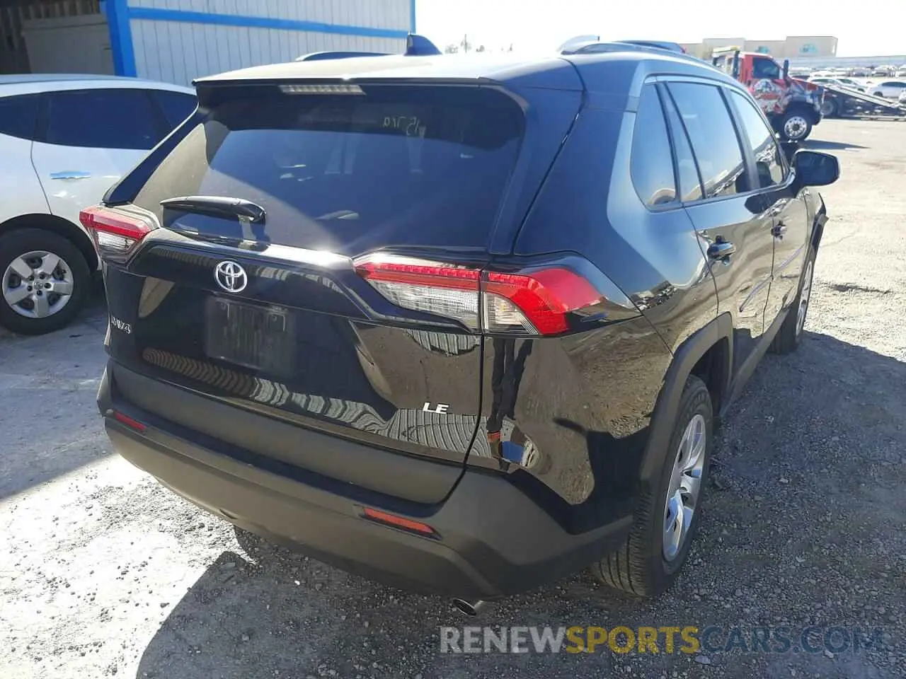4 fotografías del automóvil dañado 2T3H1RFVXMC134945 TOYOTA RAV4 2021