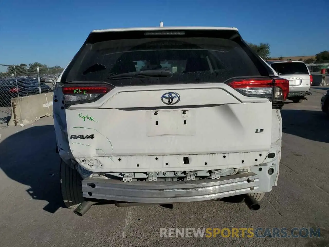 6 fotografías del automóvil dañado 2T3H1RFVXMC143371 TOYOTA RAV4 2021