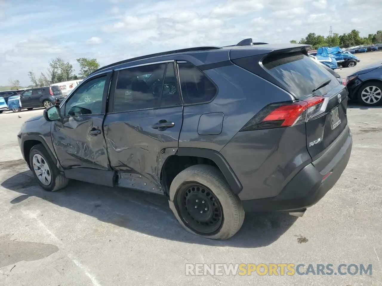 2 fotografías del automóvil dañado 2T3H1RFVXMC149753 TOYOTA RAV4 2021