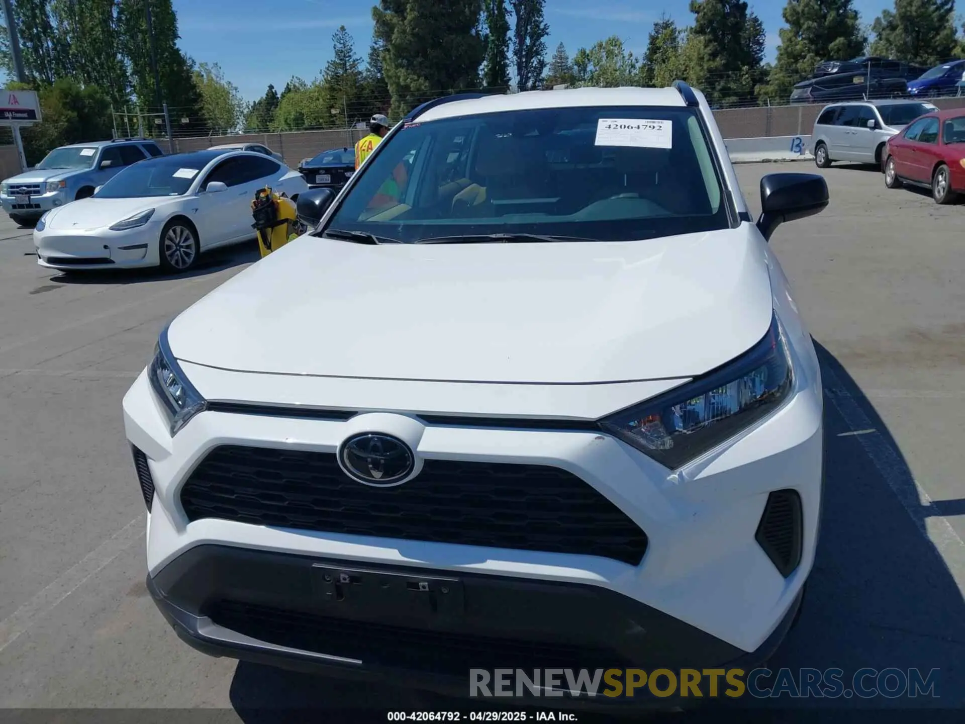 12 fotografías del automóvil dañado 2T3H1RFVXMC170800 TOYOTA RAV4 2021