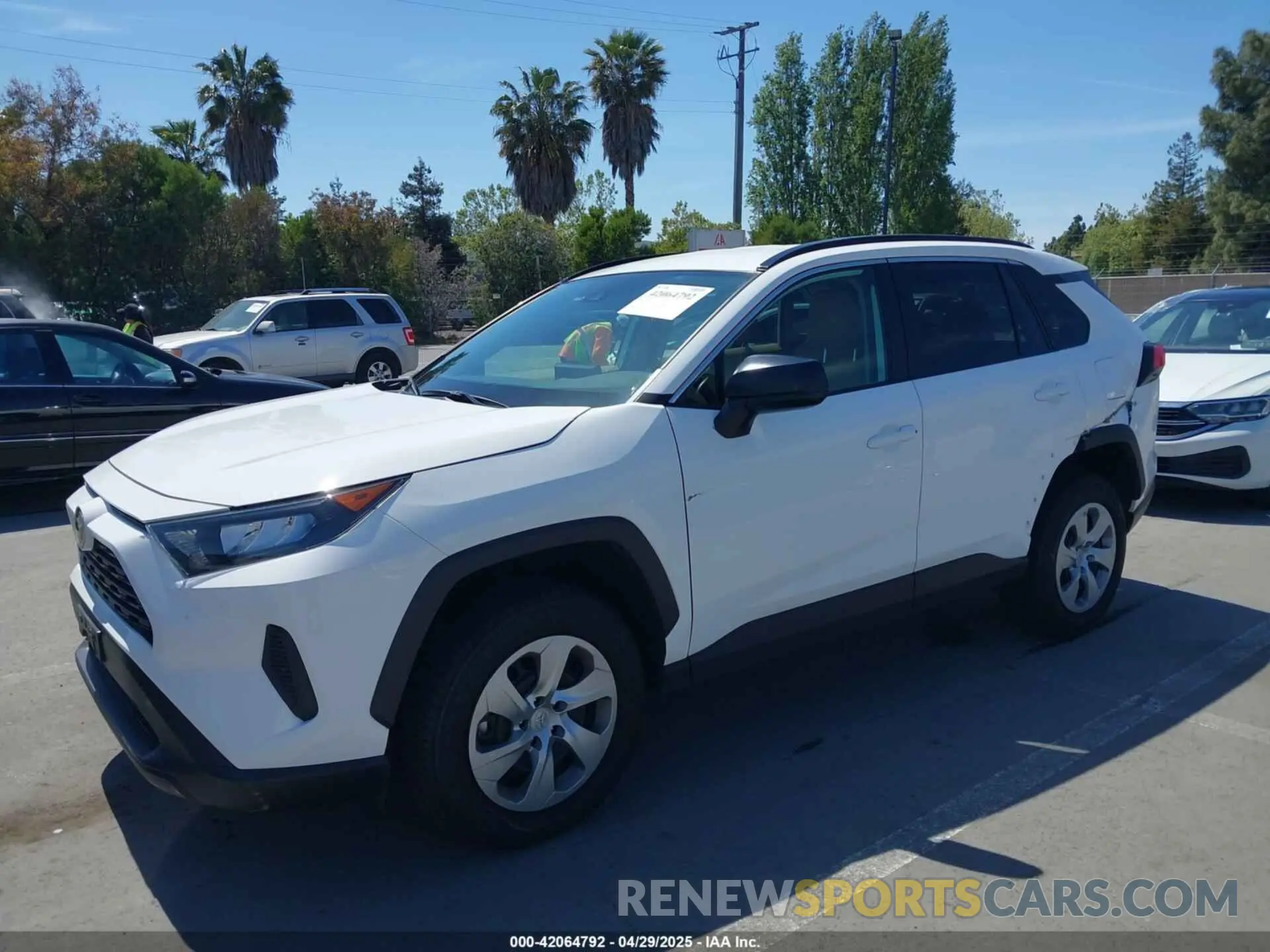 6 fotografías del automóvil dañado 2T3H1RFVXMC170800 TOYOTA RAV4 2021