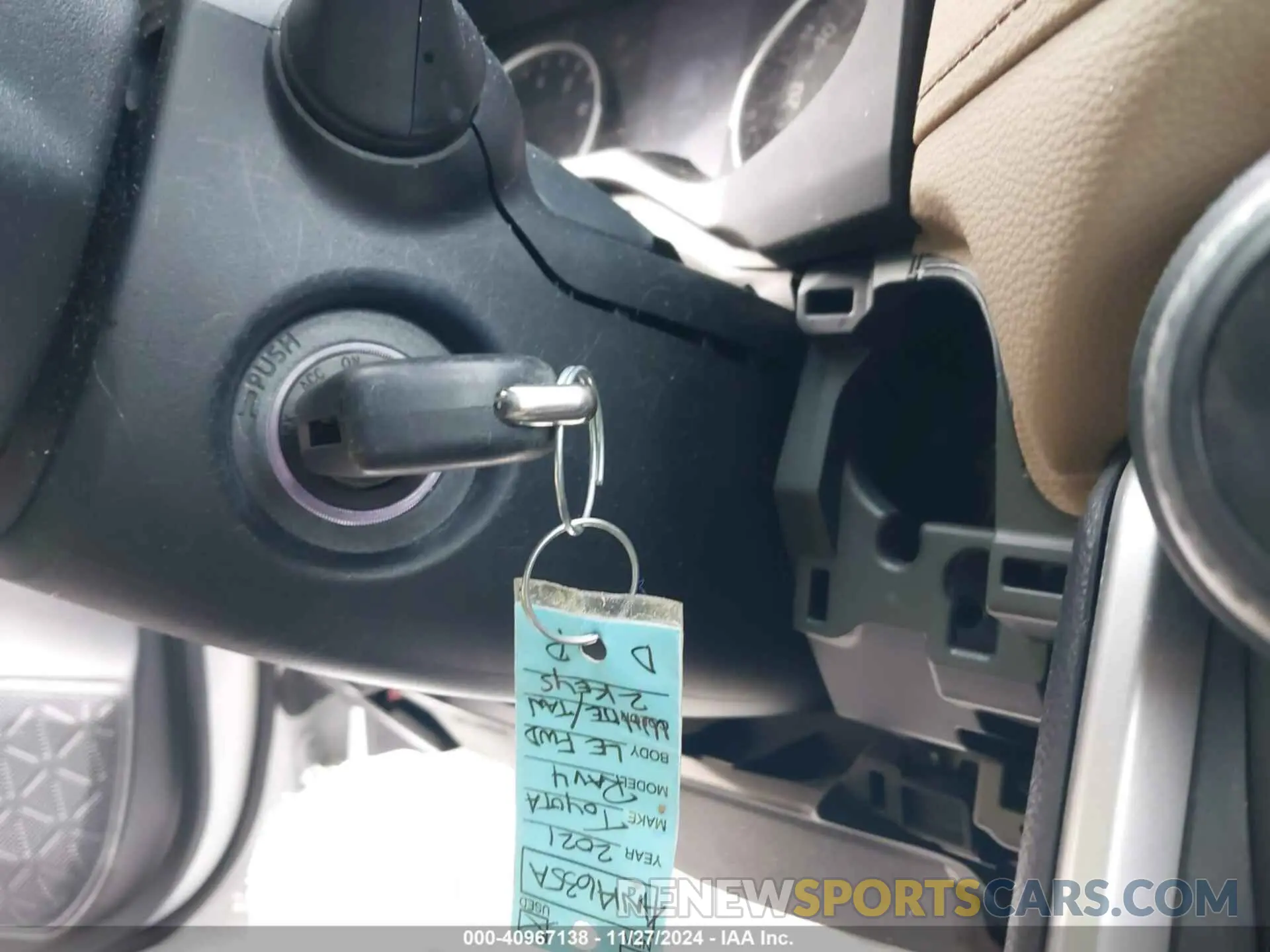11 fotografías del automóvil dañado 2T3H1RFVXMW115486 TOYOTA RAV4 2021