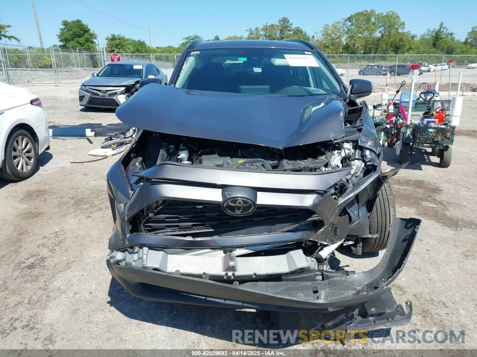 12 fotografías del automóvil dañado 2T3H1RFVXMW127587 TOYOTA RAV4 2021