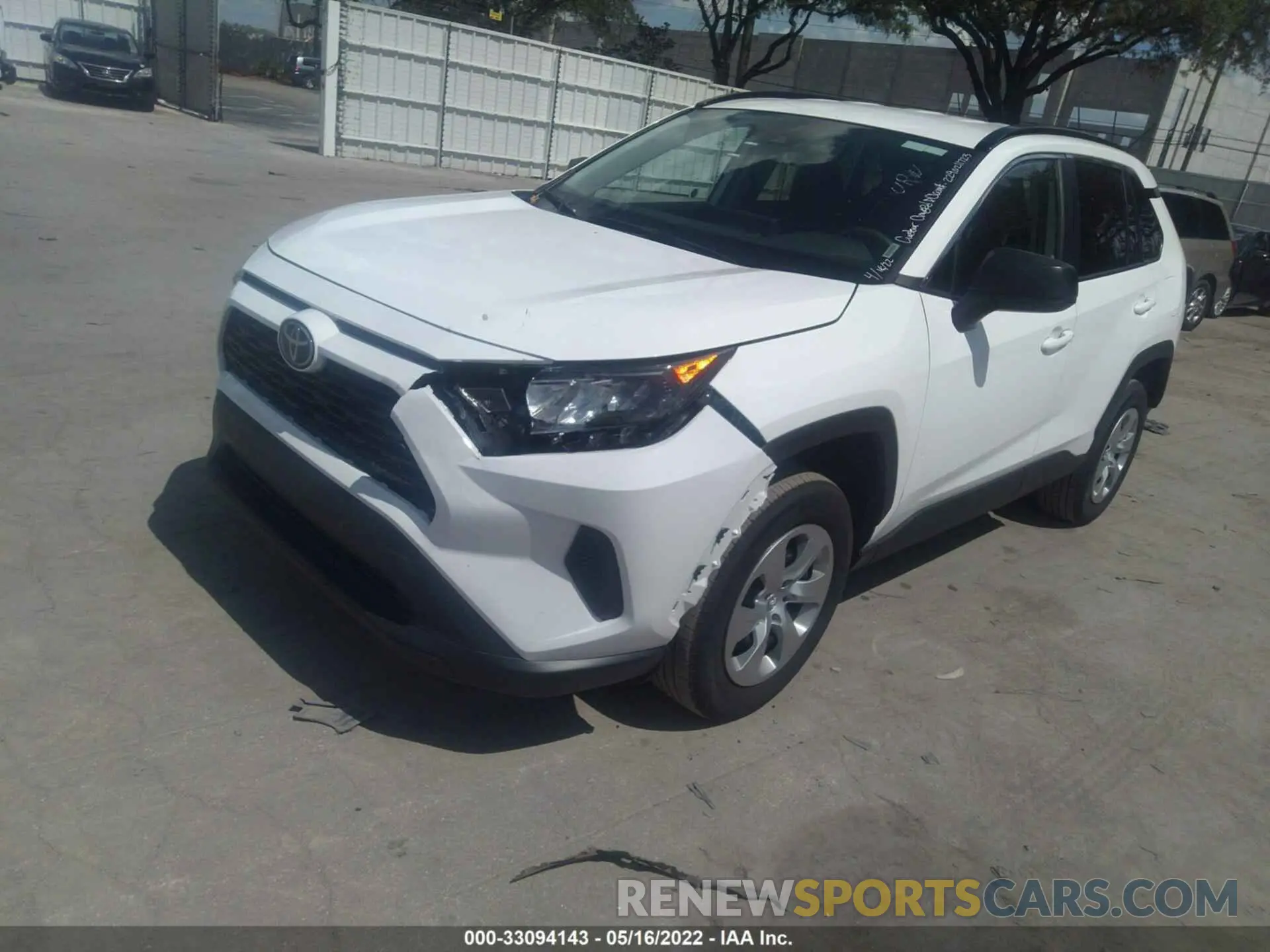 2 fotografías del automóvil dañado 2T3H1RFVXMW134488 TOYOTA RAV4 2021