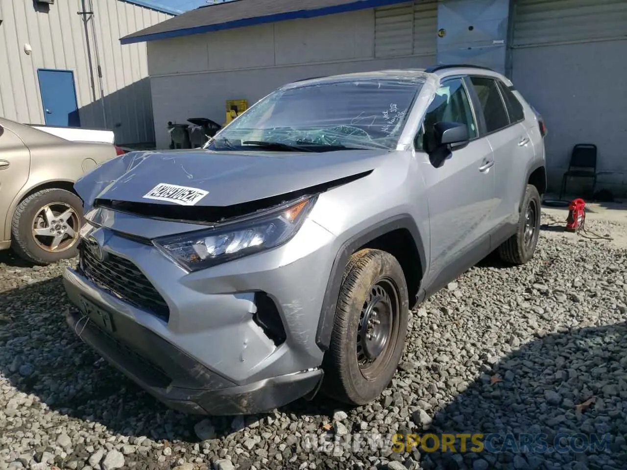 2 fotografías del automóvil dañado 2T3H1RFVXMW138637 TOYOTA RAV4 2021