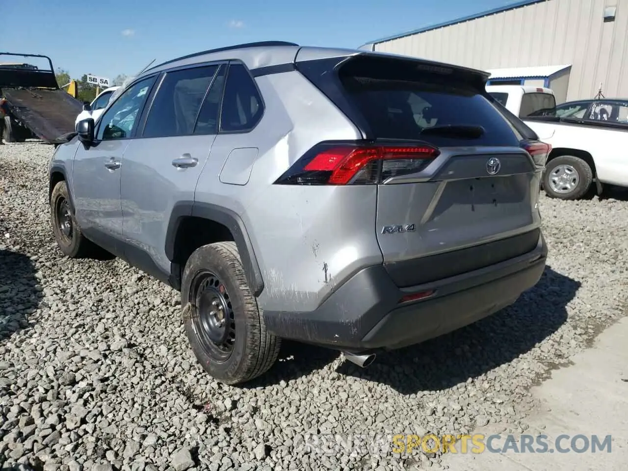 3 fotografías del automóvil dañado 2T3H1RFVXMW138637 TOYOTA RAV4 2021