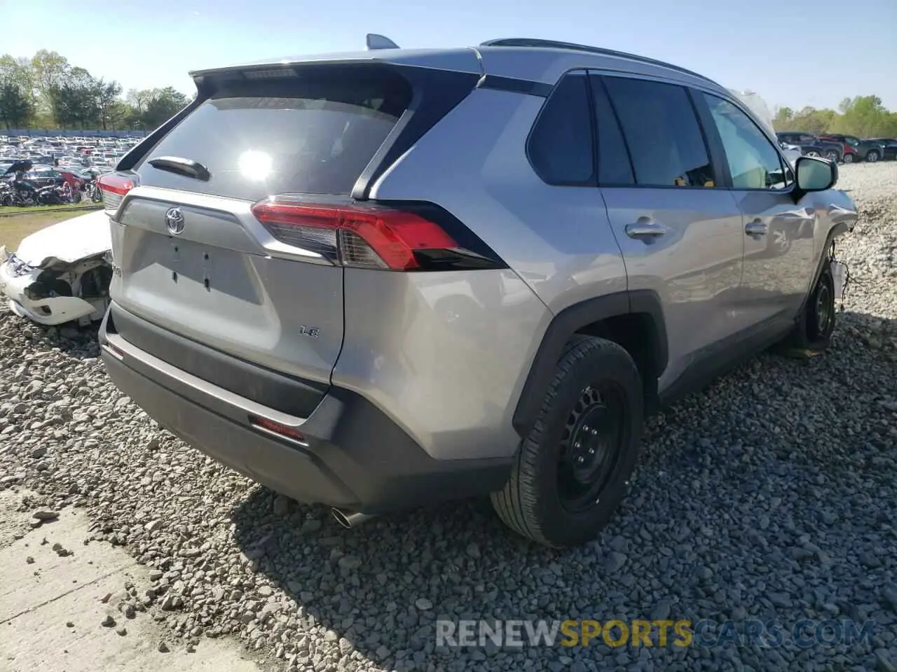 4 fotografías del automóvil dañado 2T3H1RFVXMW138637 TOYOTA RAV4 2021