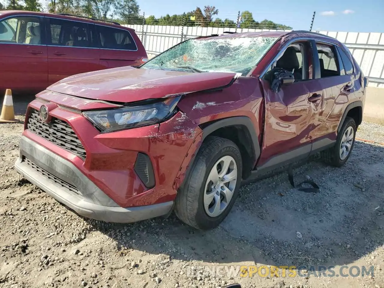 1 fotografías del automóvil dañado 2T3H1RFVXMW148827 TOYOTA RAV4 2021