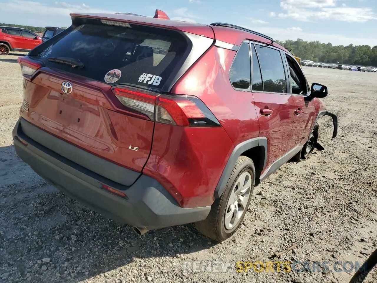 3 fotografías del automóvil dañado 2T3H1RFVXMW148827 TOYOTA RAV4 2021