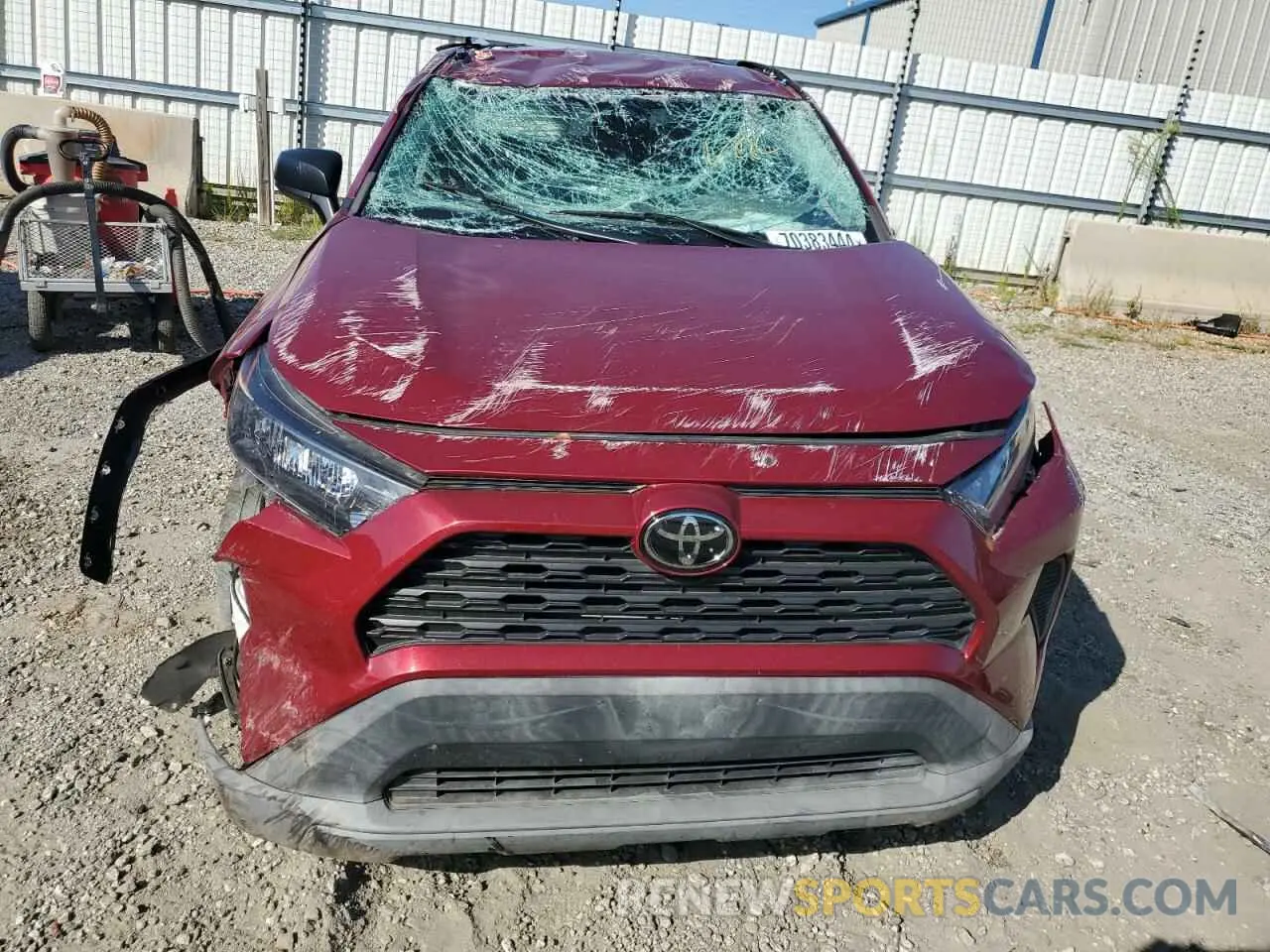 5 fotografías del automóvil dañado 2T3H1RFVXMW148827 TOYOTA RAV4 2021