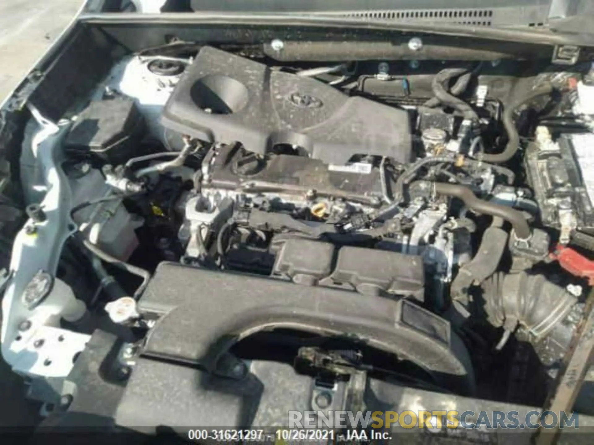 10 fotografías del automóvil dañado 2T3H1RFVXMW151128 TOYOTA RAV4 2021