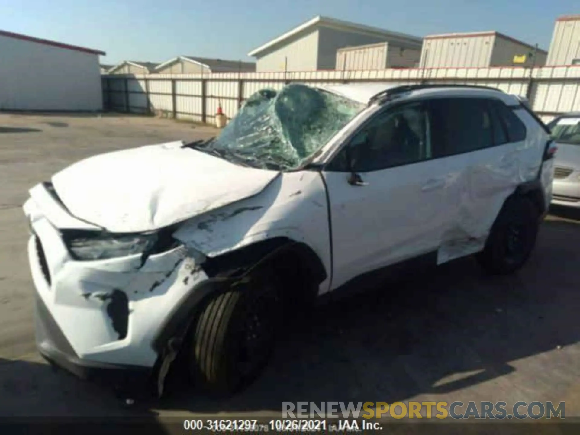 2 fotografías del automóvil dañado 2T3H1RFVXMW151128 TOYOTA RAV4 2021