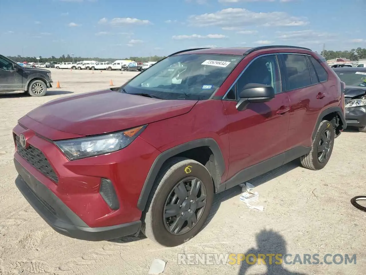 1 fotografías del automóvil dañado 2T3H1RFVXMW151551 TOYOTA RAV4 2021