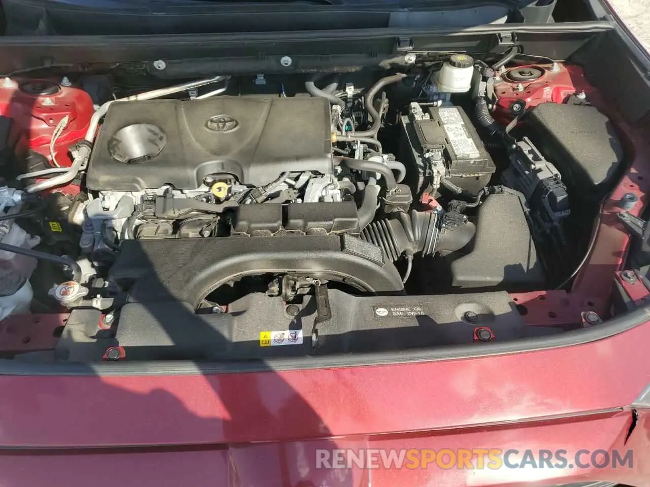 12 fotografías del automóvil dañado 2T3H1RFVXMW151551 TOYOTA RAV4 2021
