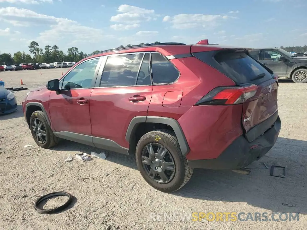 2 fotografías del automóvil dañado 2T3H1RFVXMW151551 TOYOTA RAV4 2021